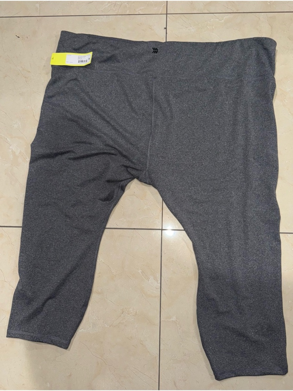All In Motion Gray Capri Leggings 4X High Rise Athletic Workout NWT